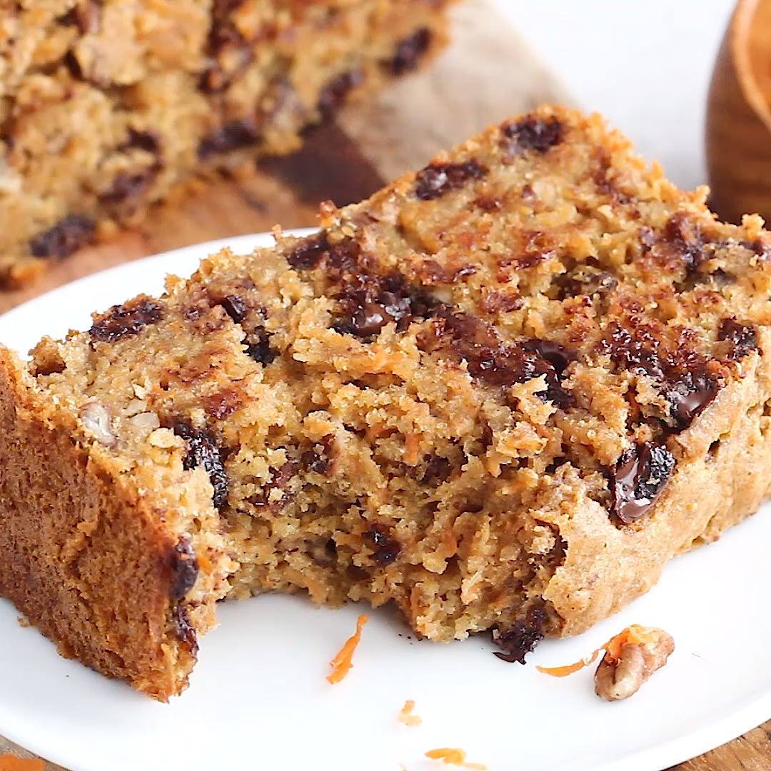 Healthy Chocolate Chip Carrot Loaf: Ready in Under an Hour
